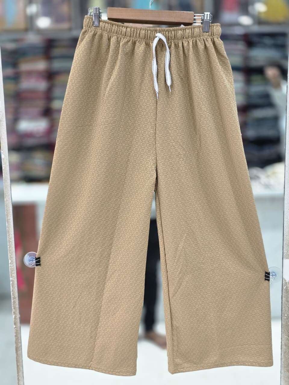 Premium Imported Fabric Wide Leg Palazzo Pants | Free Size M–3XL | 38 Inch 6 COLOUR   P0001