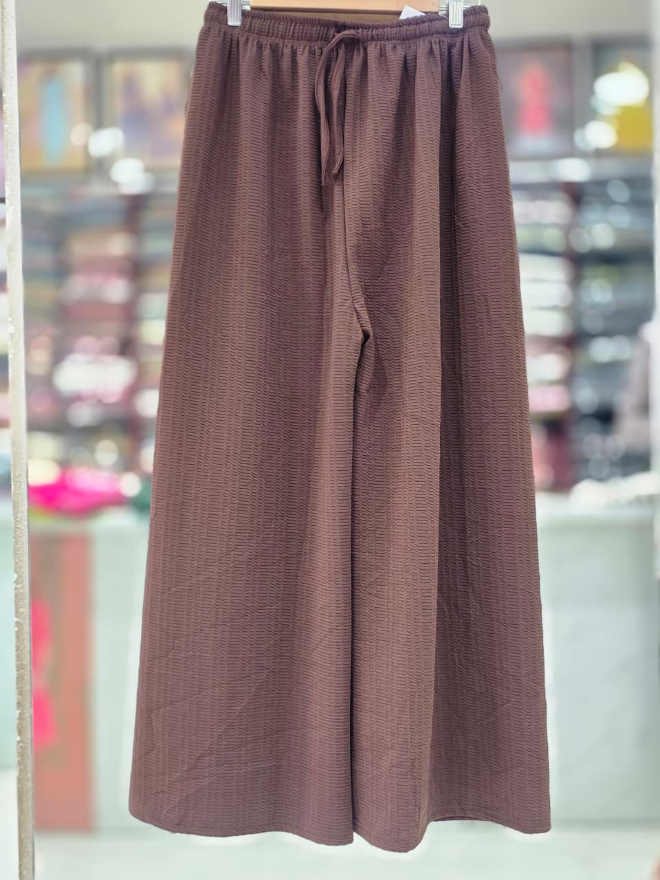 Premium Imported Fabric Wide Leg Palazzo Pants | Free Size M–3XL | 38 Inch  6 COLOUR   P0002