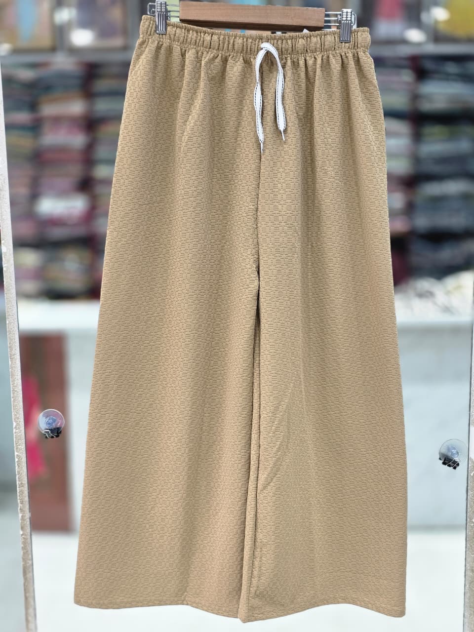 Premium Imported Fabric Wide Leg Palazzo Pants | Free Size M–3XL | 38 Inch 6 COLOUR   P0001