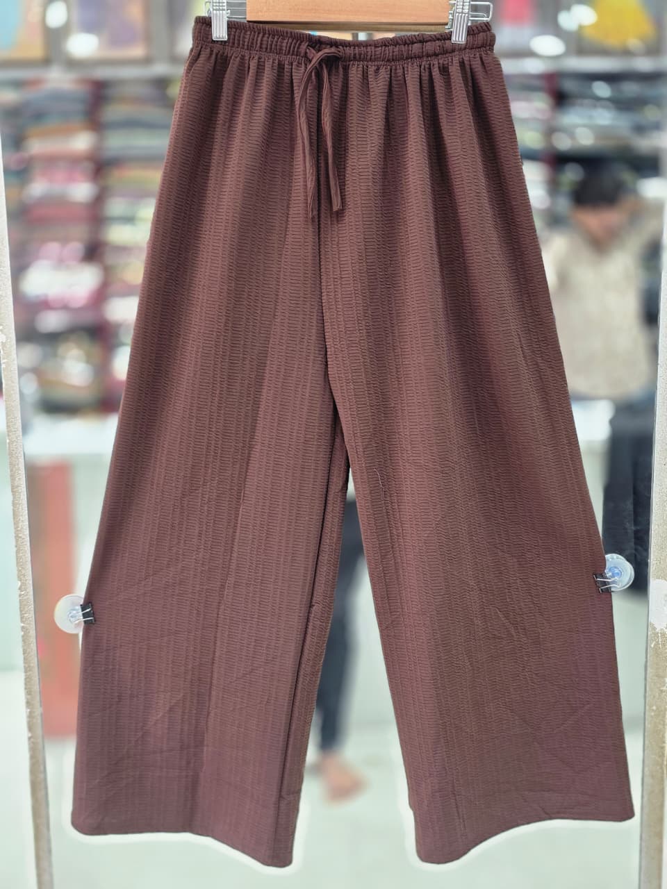 Premium Imported Fabric Wide Leg Palazzo Pants | Free Size M–3XL | 38 Inch  6 COLOUR   P0002