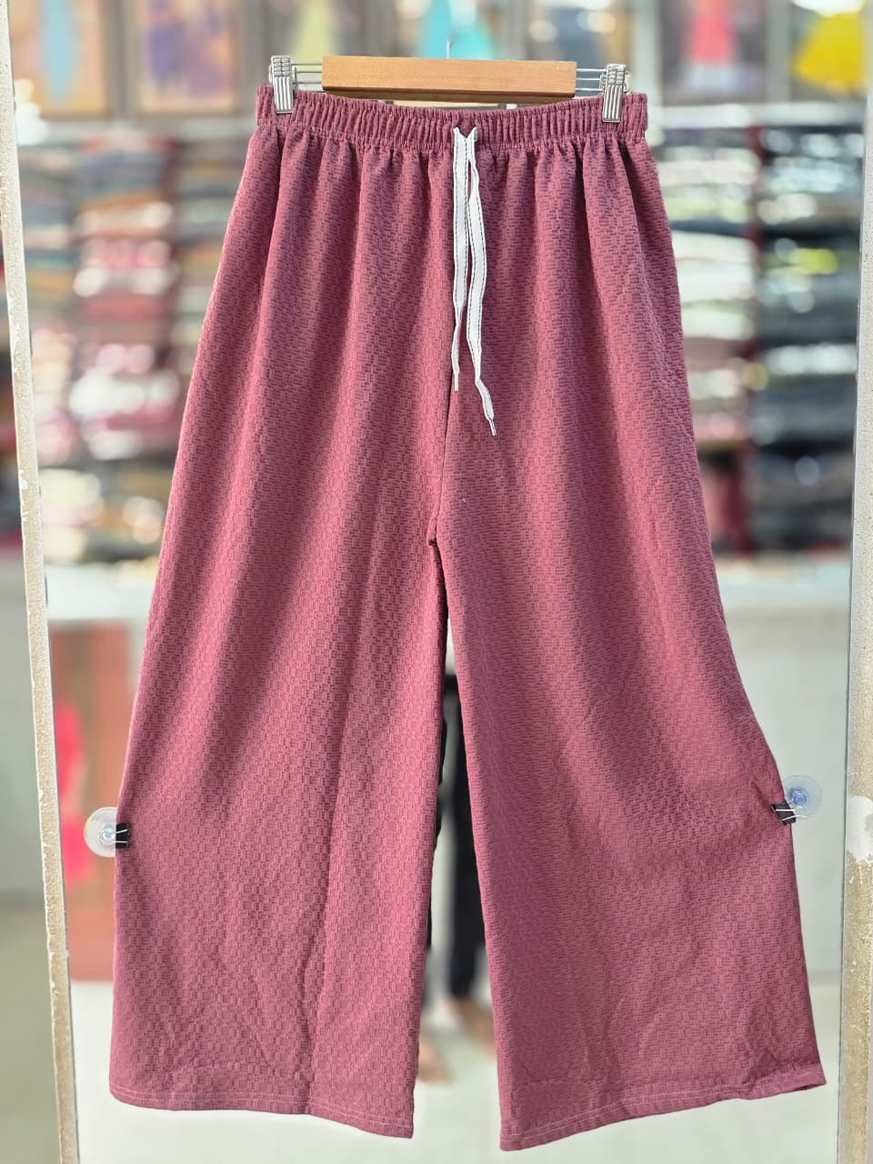 Premium Imported Fabric Wide Leg Palazzo Pants | Free Size M–3XL | 38 Inch 6 COLOUR   P0001