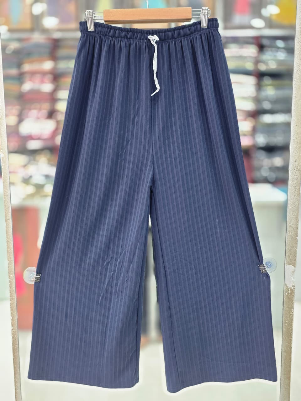 Premium Imported Ribbed Palazzo Pants for Women – Free Size M to 3XL | 38 Inch Length  6 COLOUR  P0003