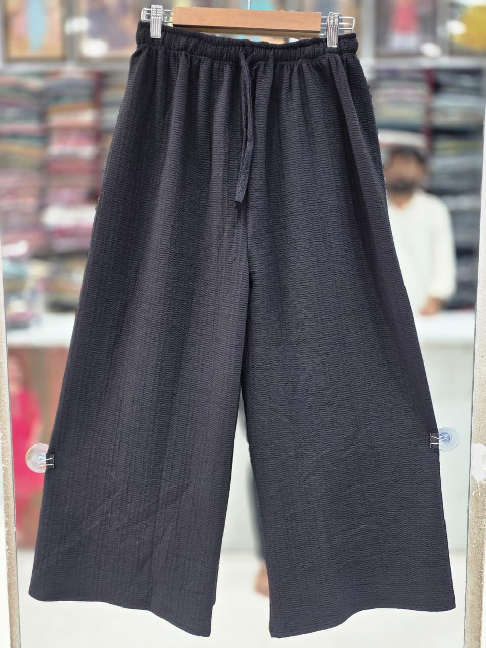 Premium Imported Fabric Wide Leg Palazzo Pants | Free Size M–3XL | 38 Inch  6 COLOUR   P0002