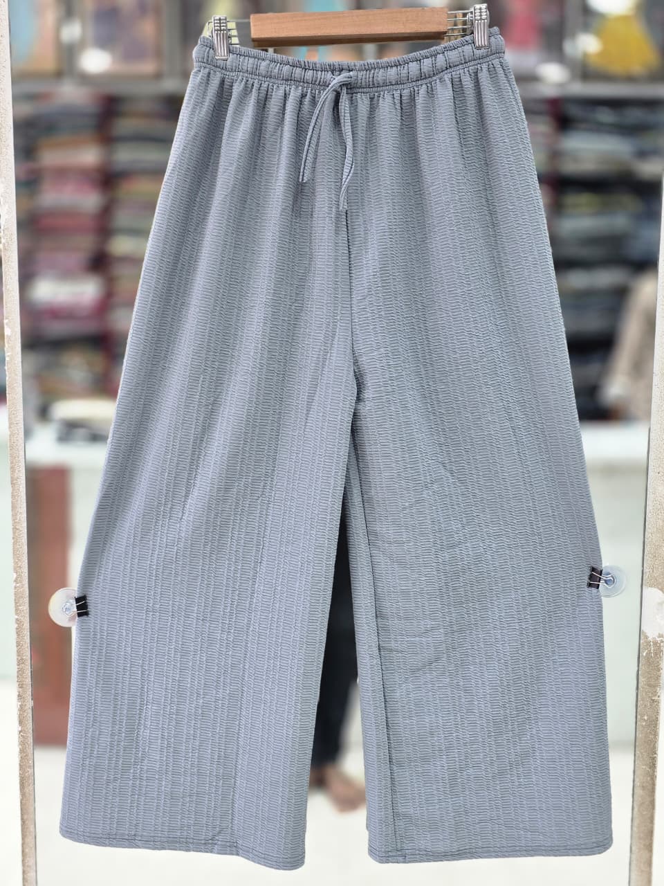 Premium Imported Fabric Wide Leg Palazzo Pants | Free Size M–3XL | 38 Inch  6 COLOUR   P0002