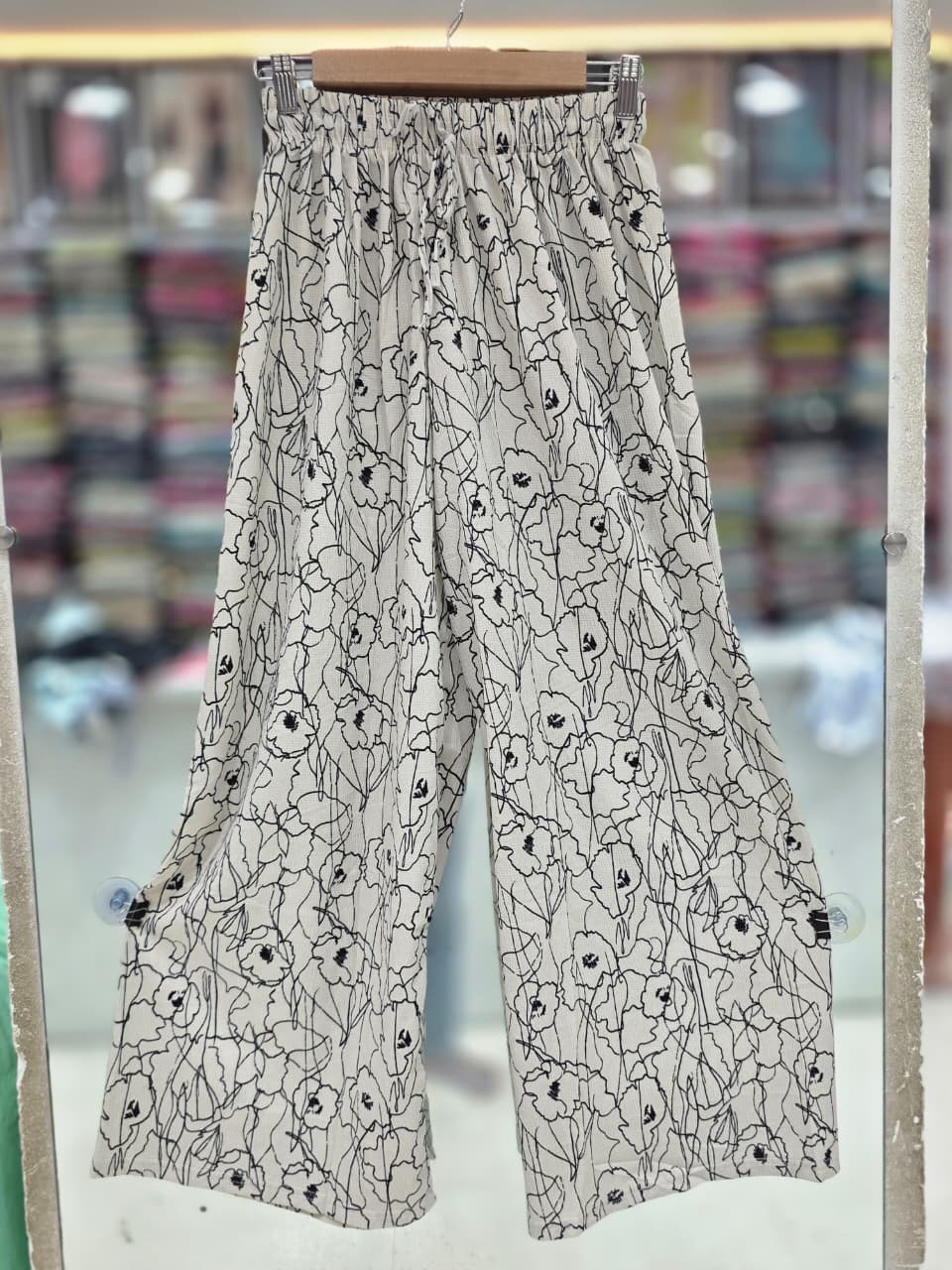 Premium Printed Palazzo for Women – Free Size M to 3XL | 38 Inch P0018
