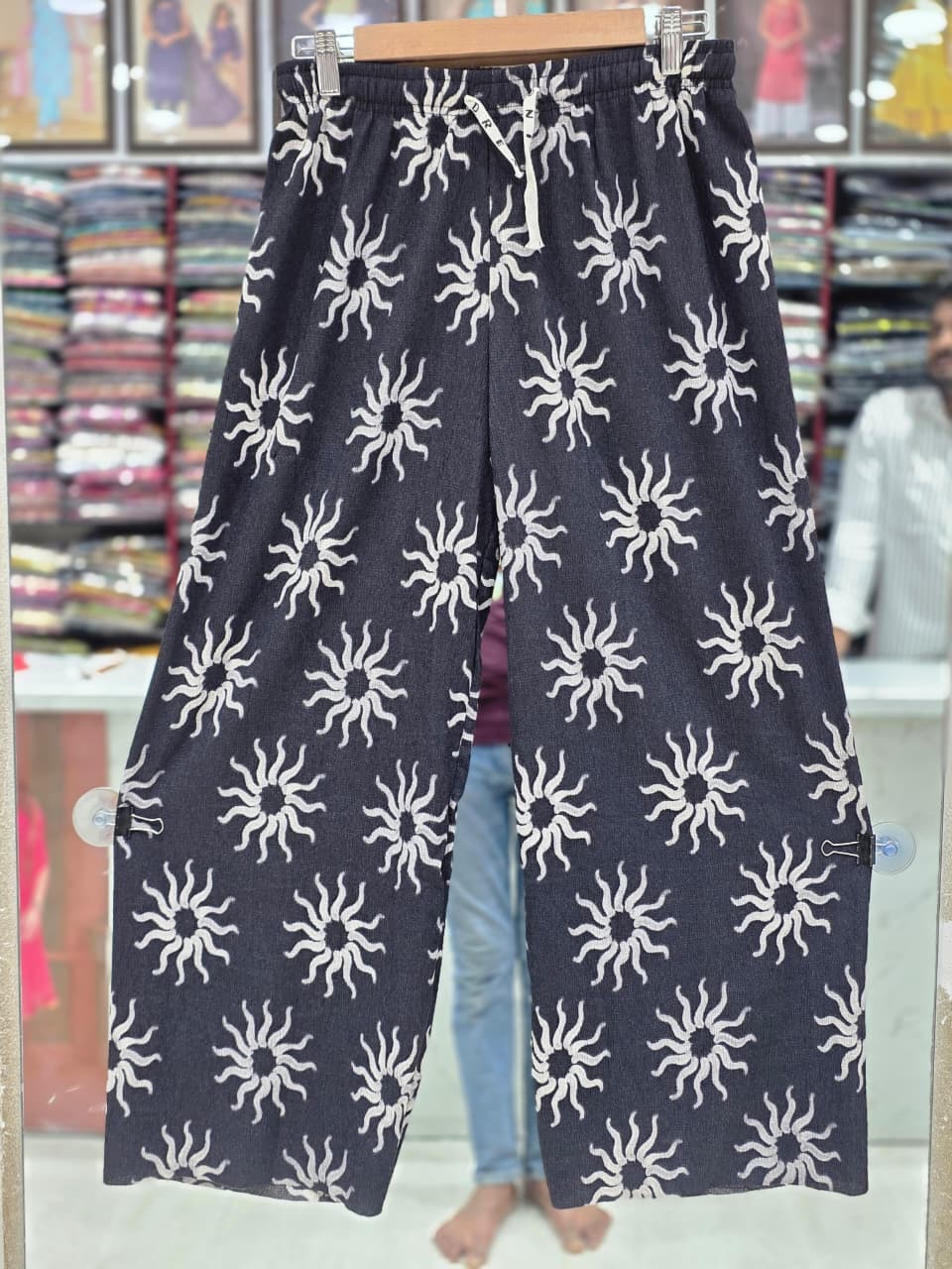 Premium Printed Palazzo for Women – Free Size M to 3XL | 38 Inch P0009